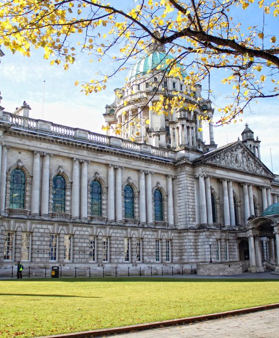 Belfast, Ireland "; March 2017: The beautiful city hall of the city of Belfast